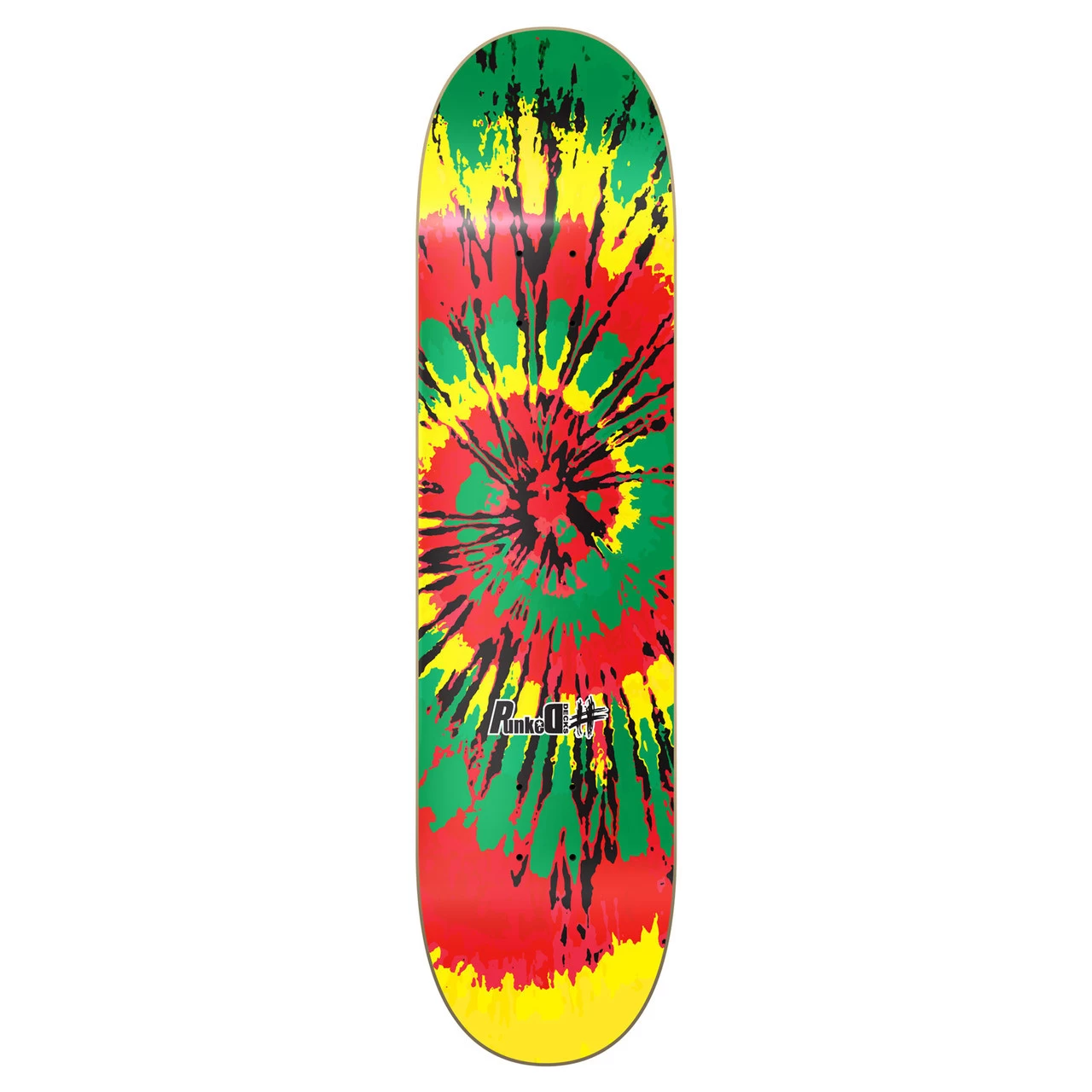 Yocaher Graphic Skateboard Deck - Tiedye Rasta 1 Yocaher Graphic Skateboard Deck - Tiedye Rasta
