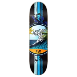Yocaher Graphic Skateboard Deck - Wave