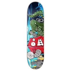 Yocaher Graphic Skateboard Deck - Robot