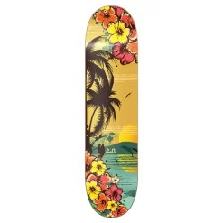Yocaher Graphic Skateboard Deck - Tropical Day