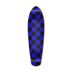 Micro Cruiser Deck - Checker Blue