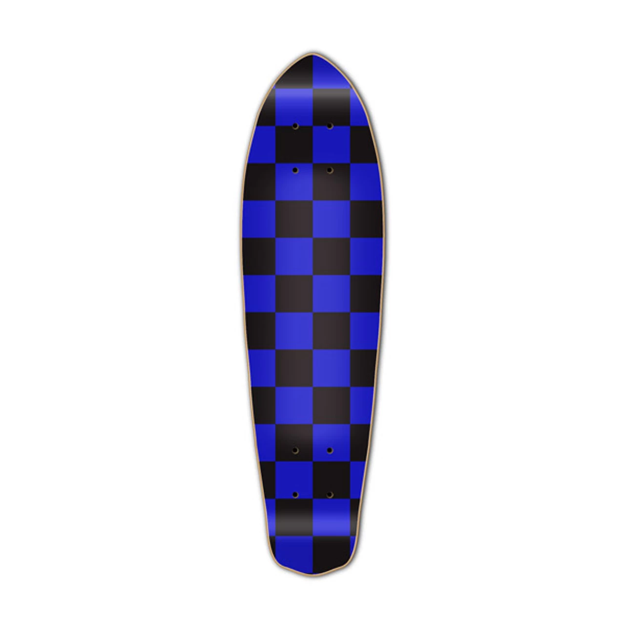 Micro Cruiser Deck - Checker Blue 1 Micro Cruiser Deck - Checker Blue