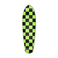 Micro Cruiser Deck - Checker Green
