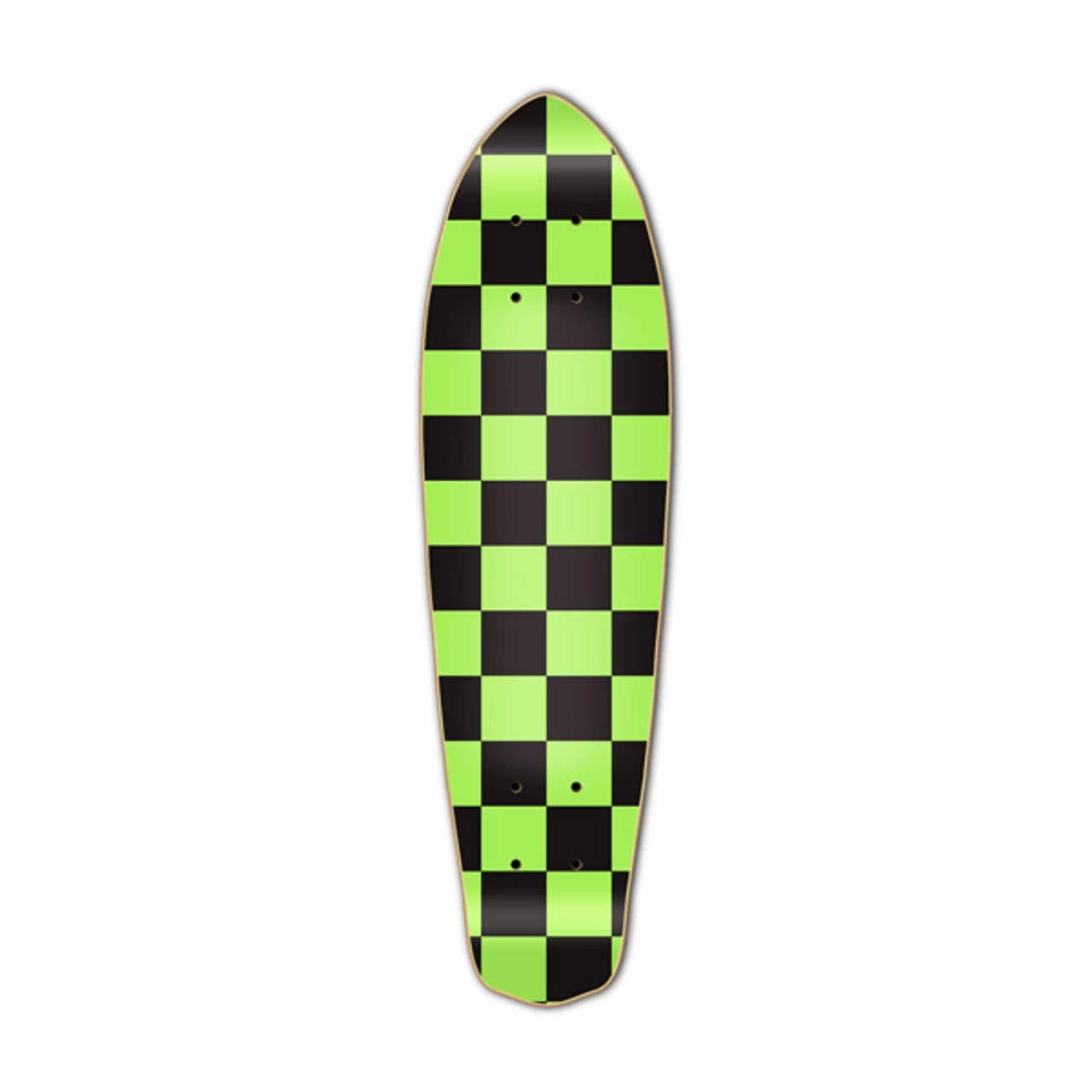 Micro Cruiser Deck - Checker Green 1 Micro Cruiser Deck - Checker Green