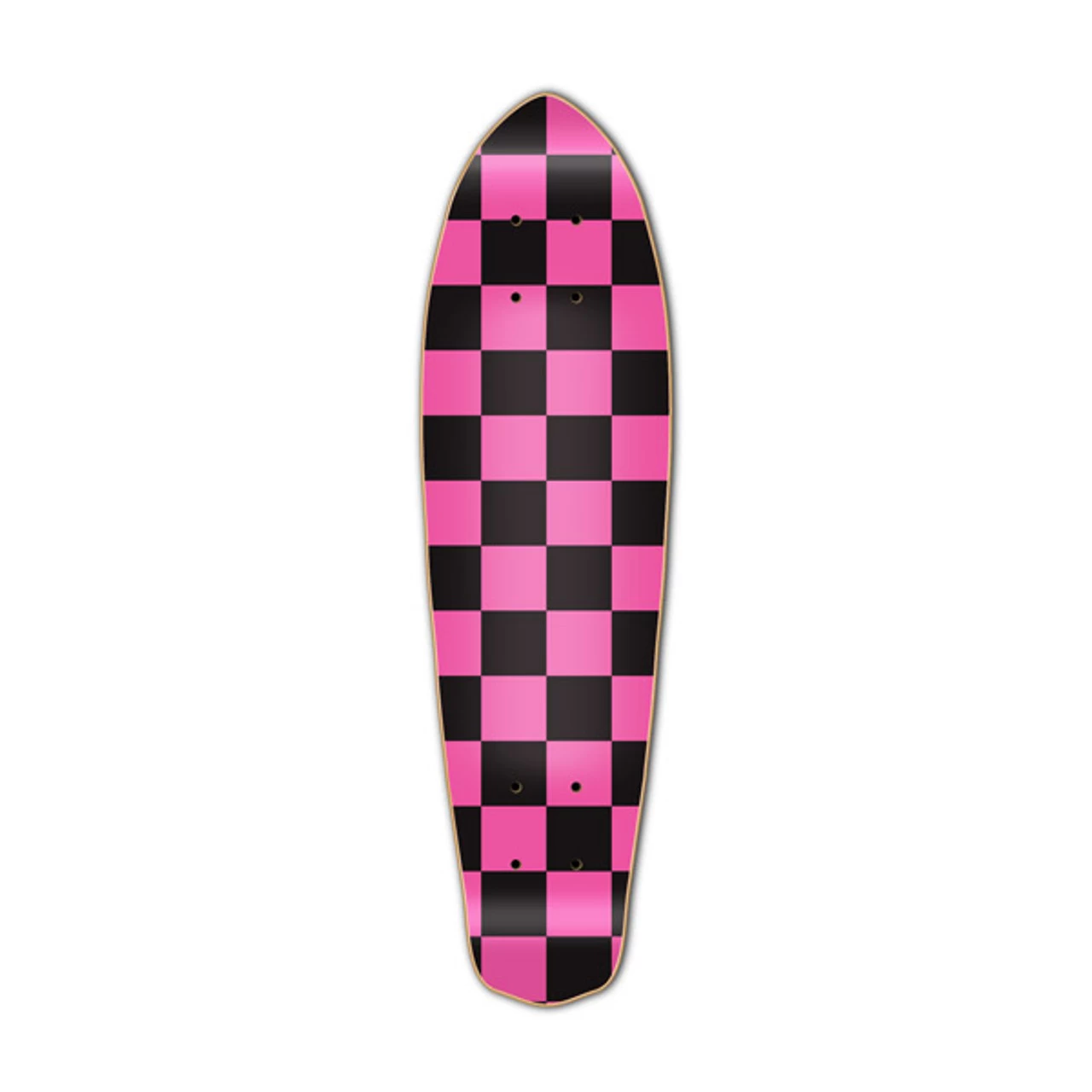 Micro Cruiser Deck - Checker Pink 1 Micro Cruiser Deck - Checker Pink
