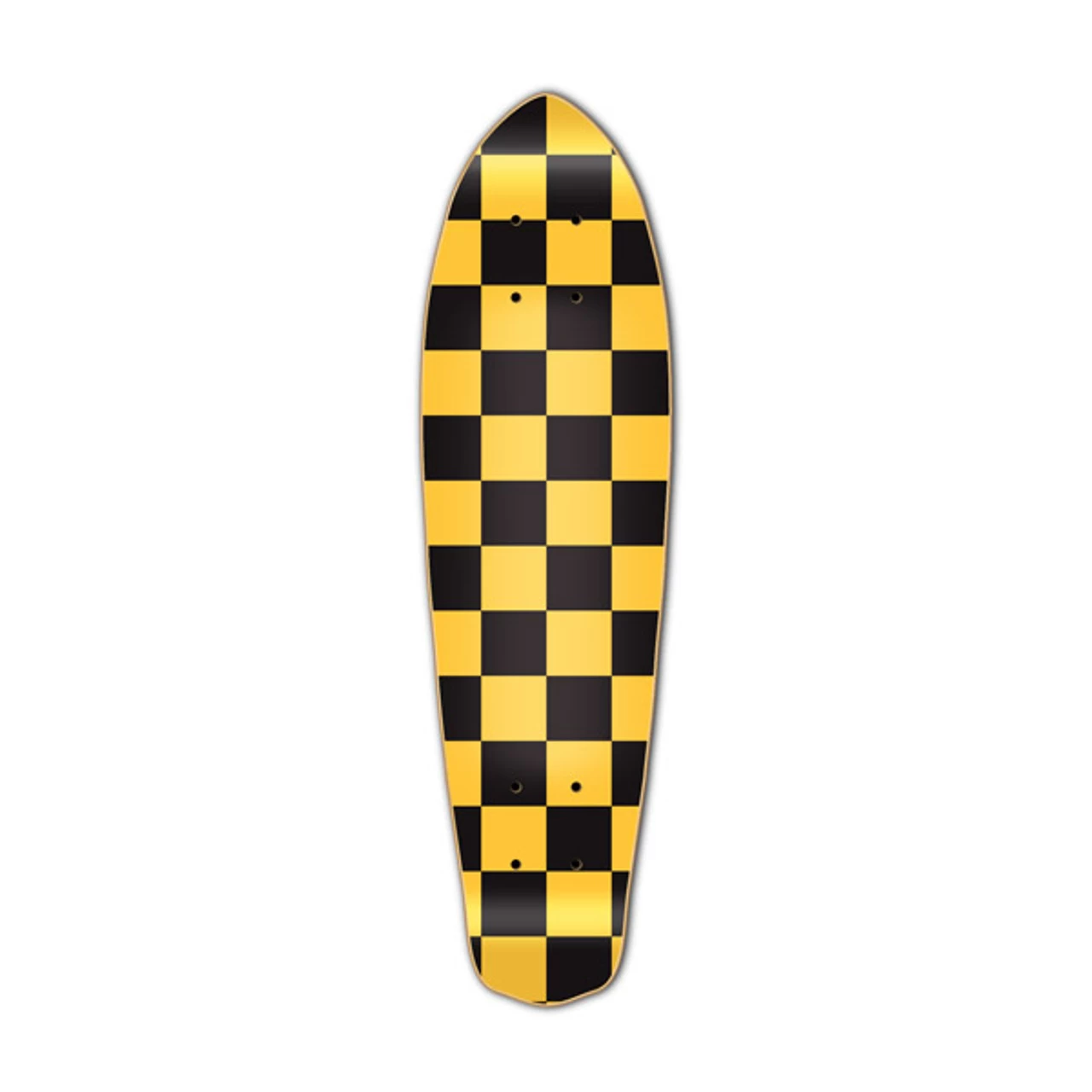Micro Cruiser Deck - Checker Yellow 1 Micro Cruiser Deck - Checker Yellow