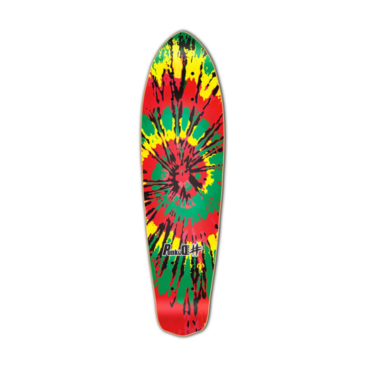 Micro Cruiser Deck - Tiedye Rasta 1 Micro Cruiser Deck - Tiedye Rasta