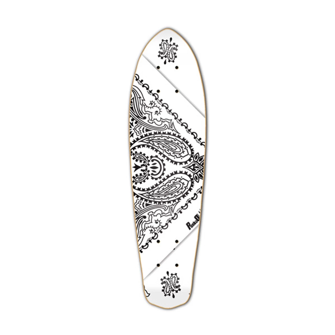 Micro Cruiser Deck - Bandana White 1 Micro Cruiser Deck - Bandana White