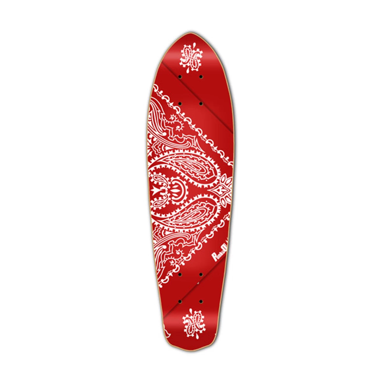 Micro Cruiser Deck - Bandana Red 1 Micro Cruiser Deck - Bandana Red