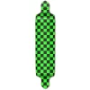 YOCAHER Drop Down Longboard Deck - Checker Green