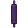 YOCAHER Drop Down Longboard Deck - Checker Purple