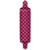 YOCAHER Drop Down Longboard Deck - Checker Pink