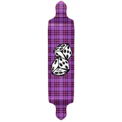 YOCAHER Drop Down Dice Longboard Deck
