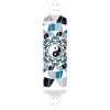 YOCAHER Drop Down Yin Yang Longboard Deck