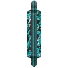 YOCAHER Drop Down Black Digital Wave Longboard Deck