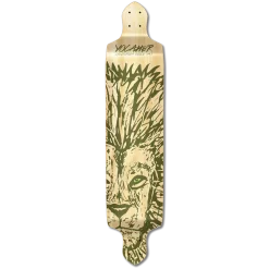 YOCAHER Drop Down Longboard Deck - Spirit Animal LION