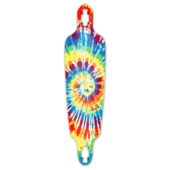 Drop Through Tiedye Original Longboard Deck