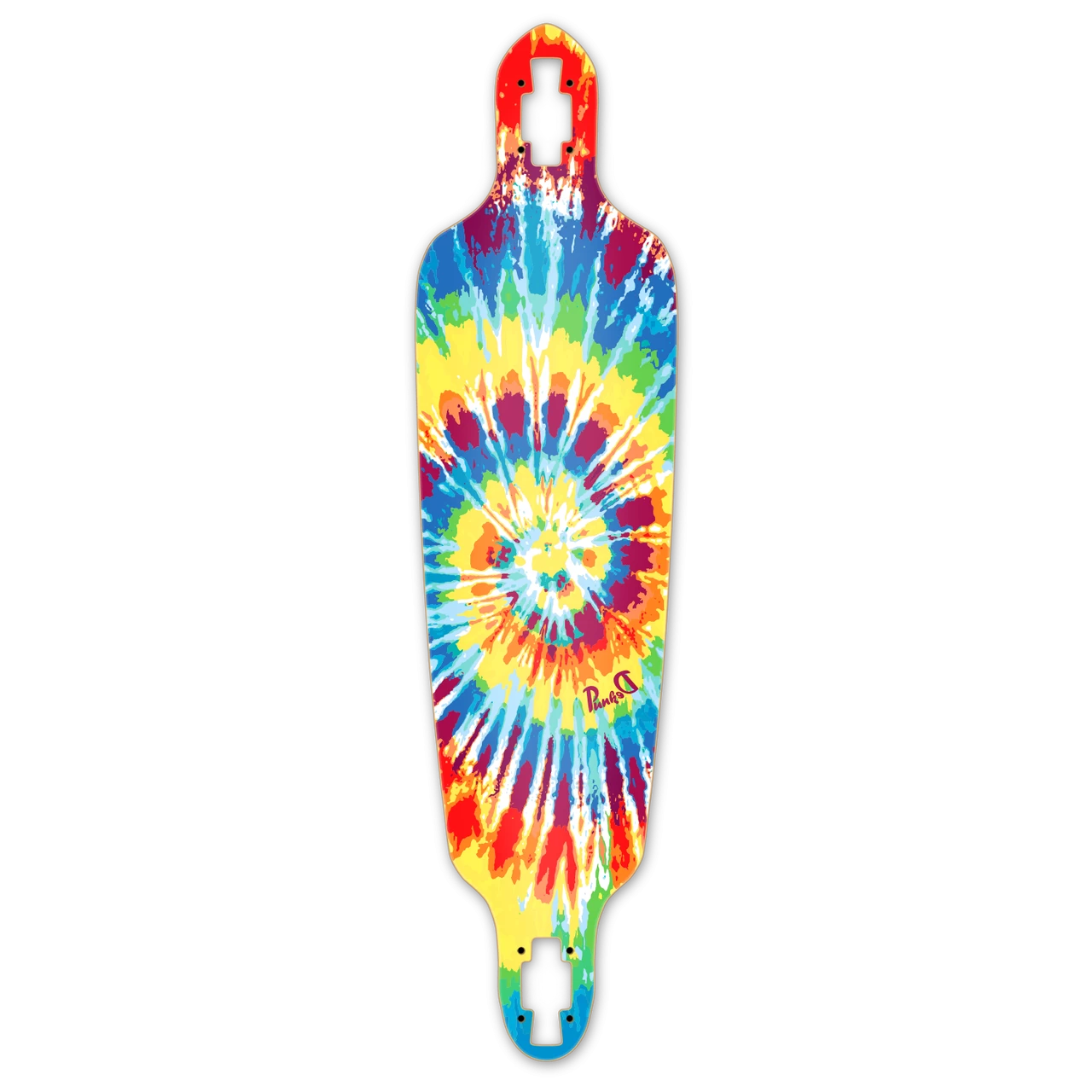 Drop Through Tiedye Original Longboard Deck 1 Drop Through Tiedye Original Longboard Deck