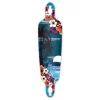 Drop Through Tropical Night Longboard Deck