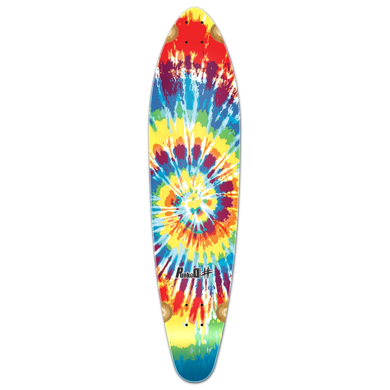 Kicktail Tiedye Original Longboard Deck 1 Kicktail Tiedye Original Longboard Deck