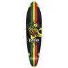 Kicktail Rasta Longboard Deck