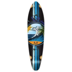 Kicktail Wave Longboard Deck