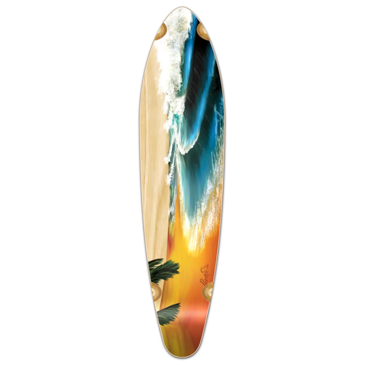 Kicktail Beach Longboard Deck 1 Kicktail Beach Longboard Deck