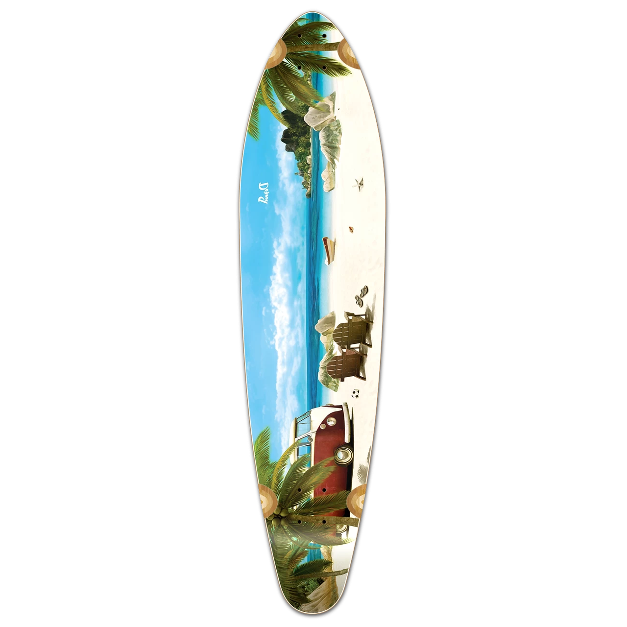 Kicktail Getaway Longboard Deck 1 Kicktail Getaway Longboard Deck