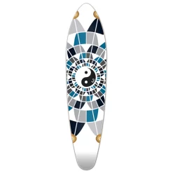 Kicktail Yin Yang Longboard Deck