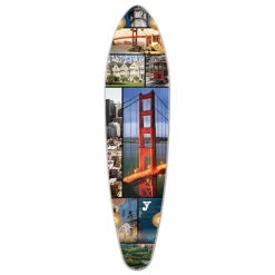 Kicktail San Francisco Longboard Deck
