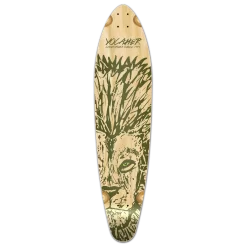 Kicktail Longboard Deck - Spirit Animal LION