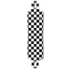 Lowrider Longboard Deck - Checker White