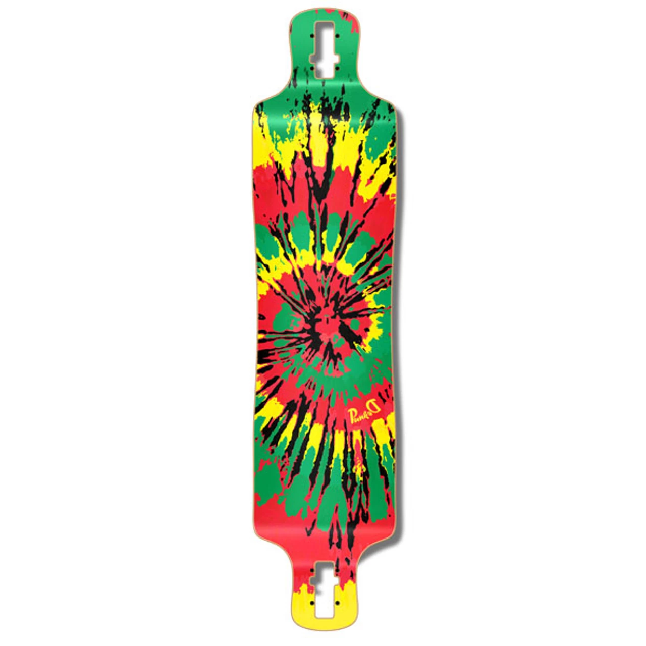 Lowrider Tiedye Rasta Longboard Deck 1 Lowrider Tiedye Rasta Longboard Deck