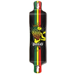 Lowrider Rasta Longboard Deck