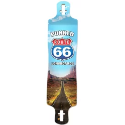 Lowrider Longboard Deck - Route 66 Series - The Run