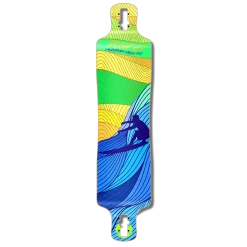 Lowrider Longboard Deck - Surf's Up