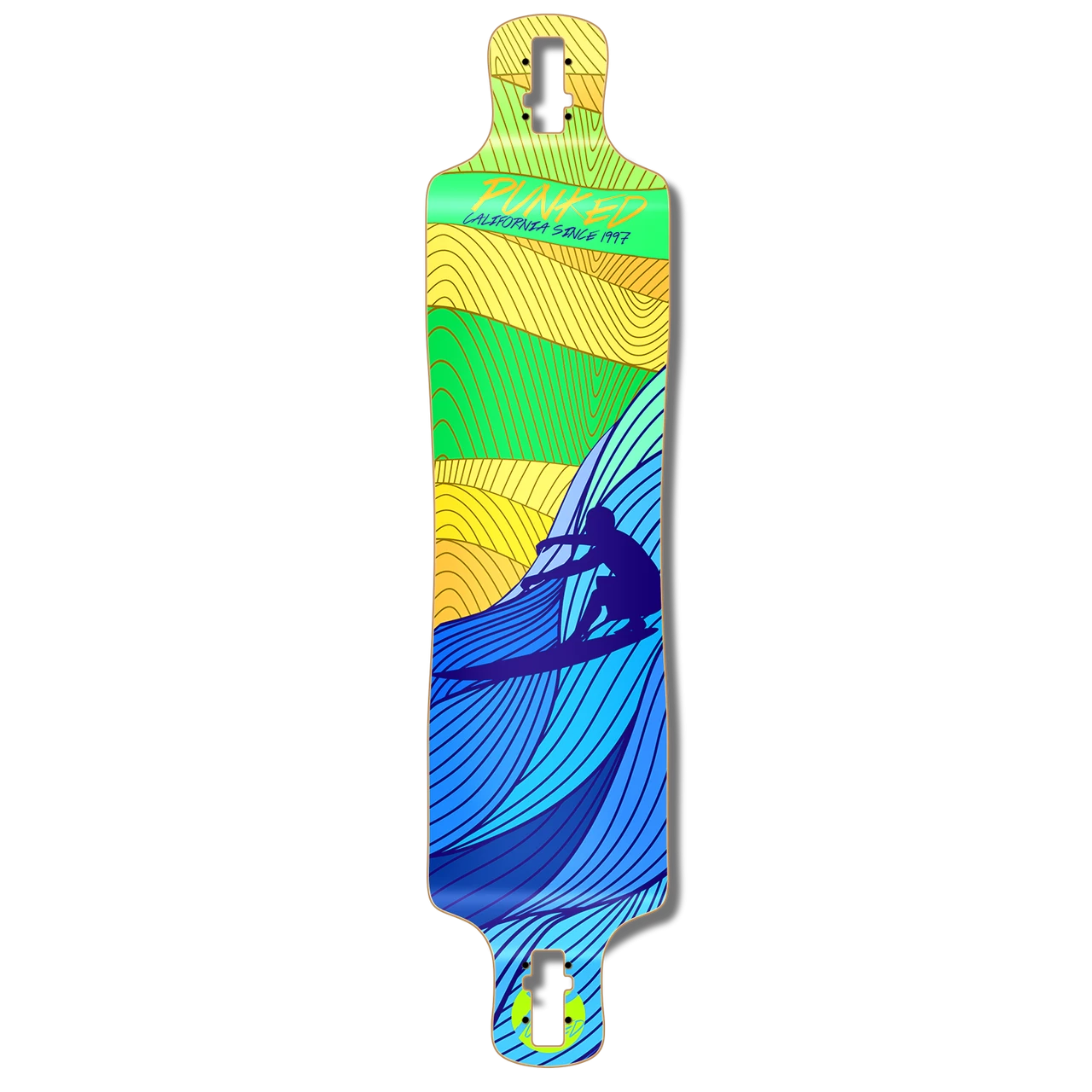 Lowrider Longboard Deck - Surf's Up 1 Lowrider Longboard Deck - Surf's Up