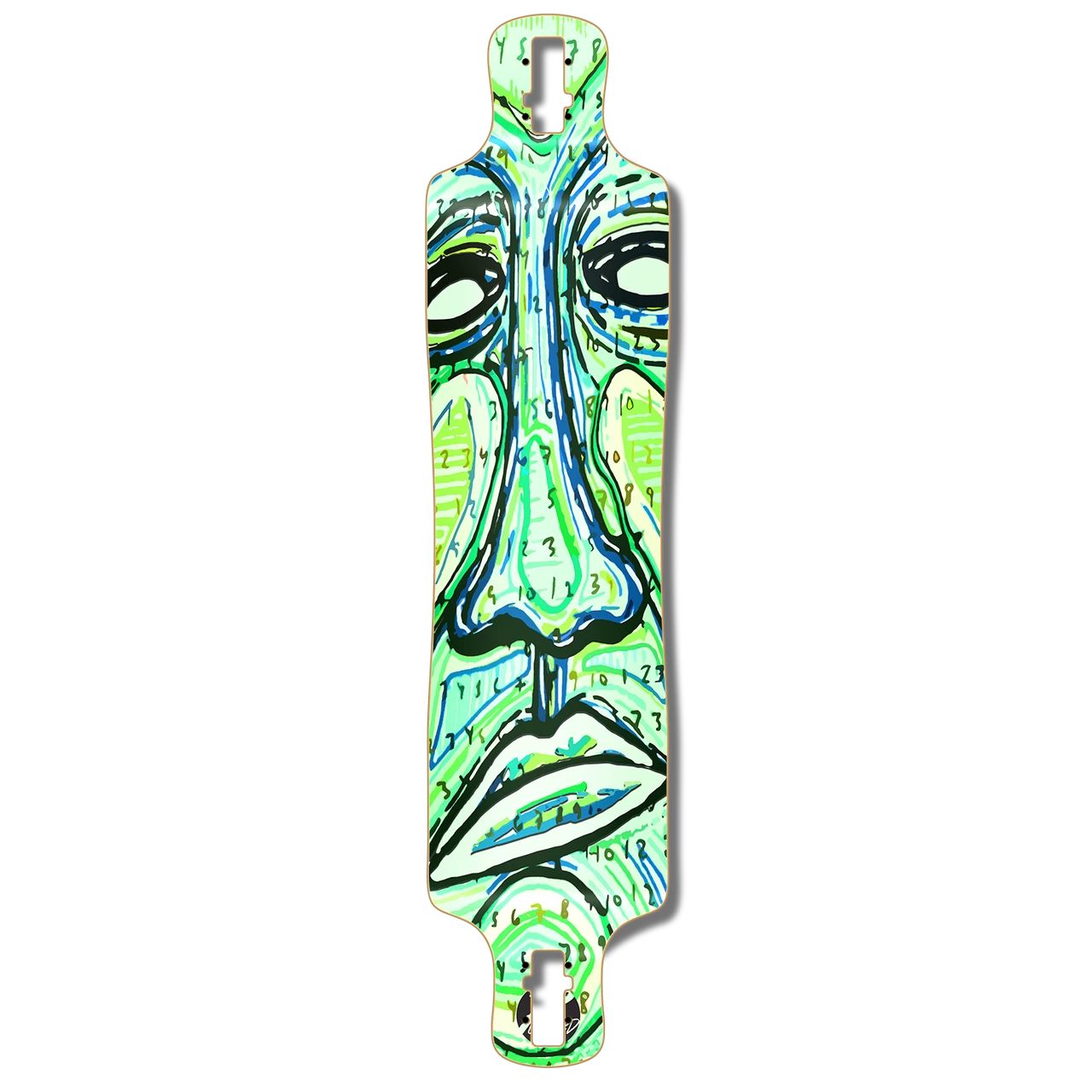 Lowrider Longboard Deck - Countdown 1 Lowrider Longboard Deck - Countdown