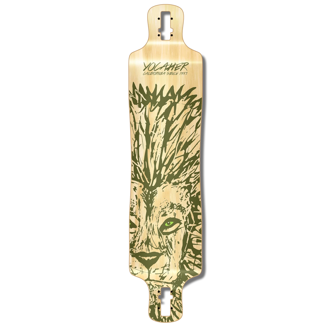 Lowrider Longboard Deck - Spirit Animal LION 1 Lowrider Longboard Deck - Spirit Animal LION