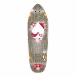 Mini Cruiser Ace Of Spades Deck - Grey Ace