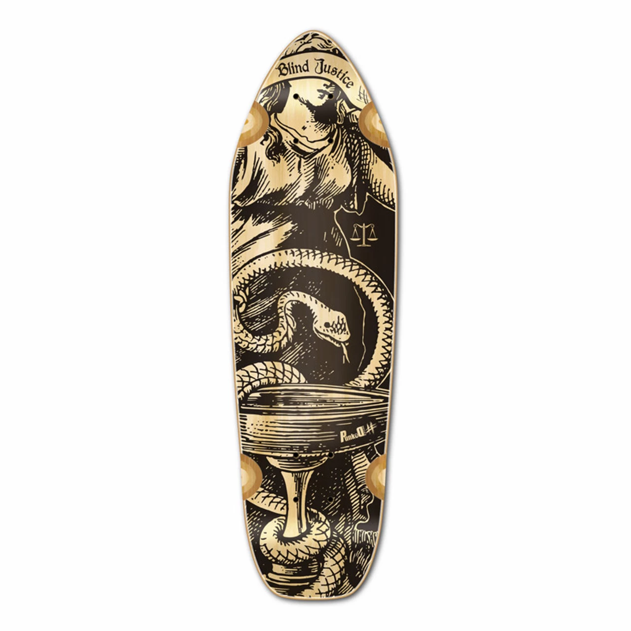 Mini Cruiser Natural Blind Justice Deck 1 Mini Cruiser Natural Blind Justice Deck