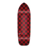 Old School Longboard Deck - Checker Red