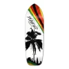 Old School Longboard Deck - Palm City Rasta
