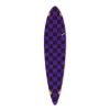 Pintail Longboard Deck Checker Purple