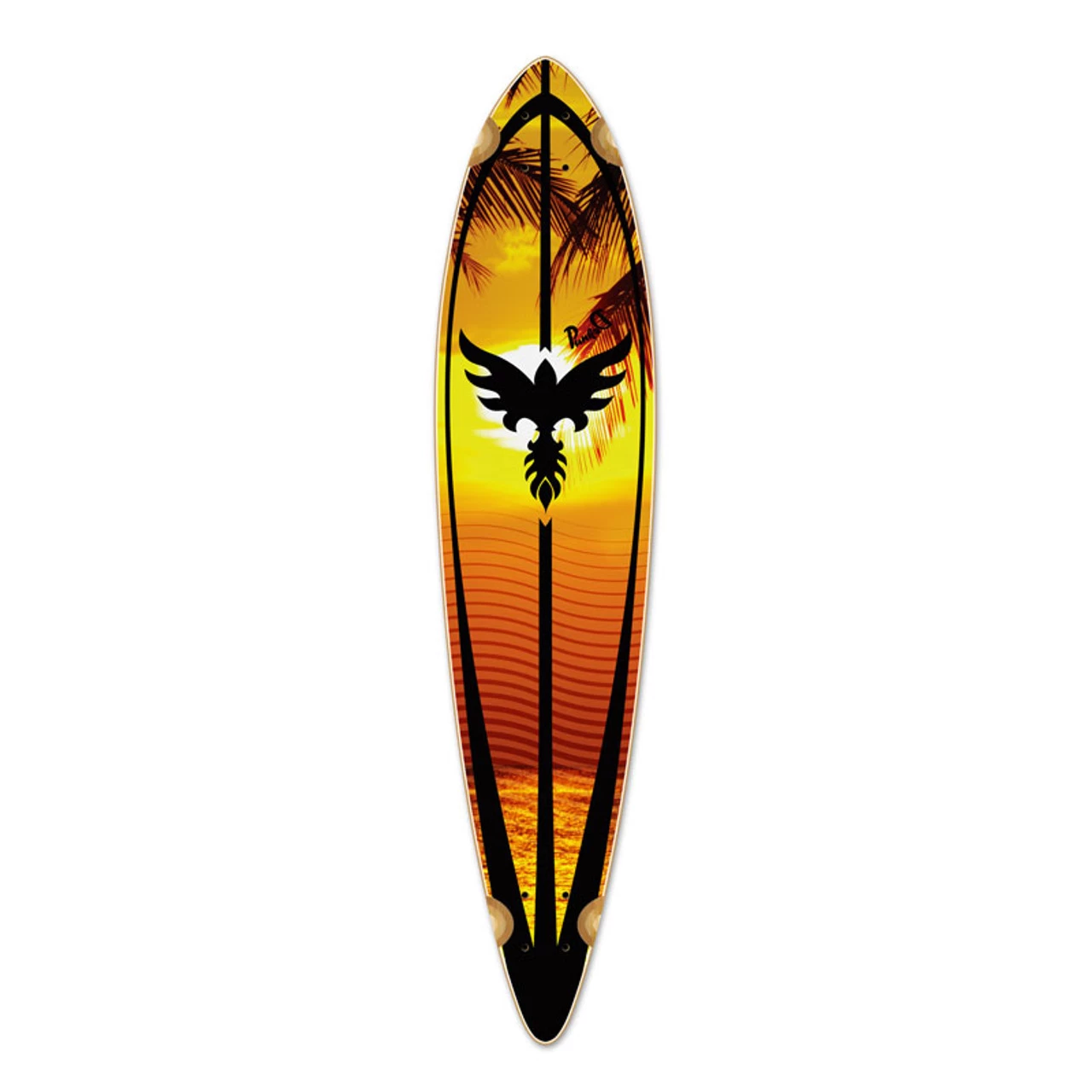 Pintail Sunset Longboard Deck 1 Pintail Sunset Longboard Deck