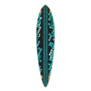 Pintail Black Digital Wave Longboard Deck