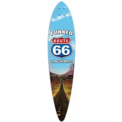 Pintail Longboard Deck - Route 66 Series - The Run