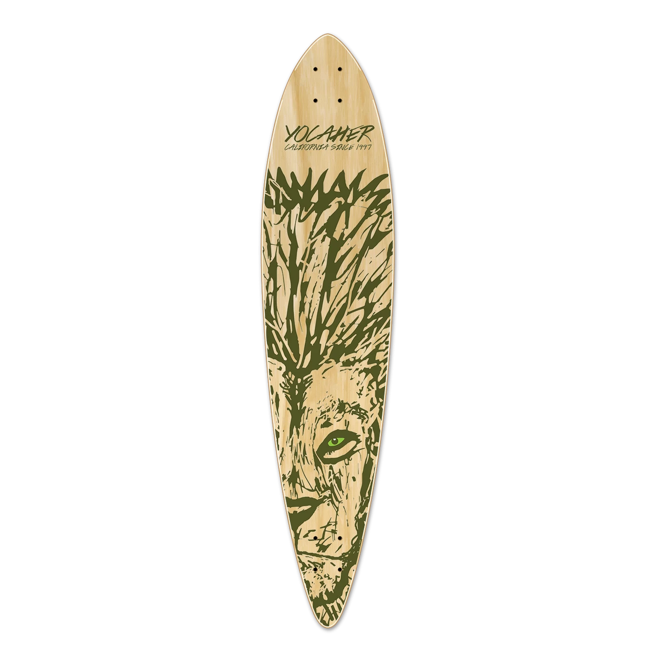 Pintail Longboard Deck - Spirit Animal LION 1 Pintail Longboard Deck - Spirit Animal LION