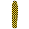 Slimkick Longboard Deck - Checker Yellow