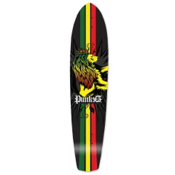 Slimkick Longboard Deck - Rasta